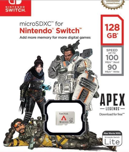 Western Digital推出《Apex英雄》专属任天堂Switch新记忆卡(1)