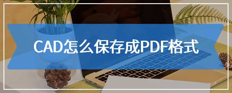 CAD怎么保存成PDF格式