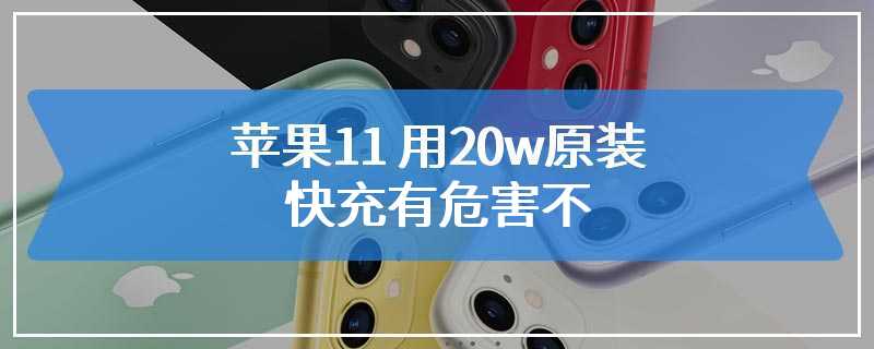 苹果11 用20w原装快充有危害不