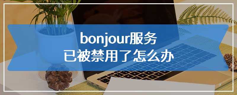 bonjour服务已被禁用了怎么办