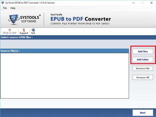 SysTools EPUB to PDF Converter(EPUB转PDF软件)