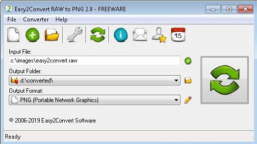 Easy2Convert RAW to PNG(图片格式转换软件)