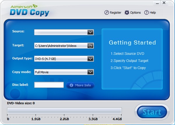 Aimersoft DVD Copy(DVD文件复制工具)