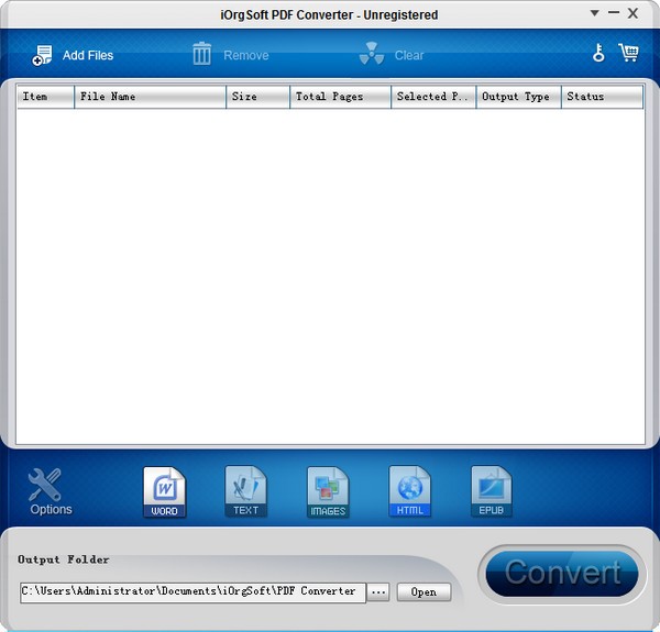 iOrgSoft PDF Converter(PDF转换器)