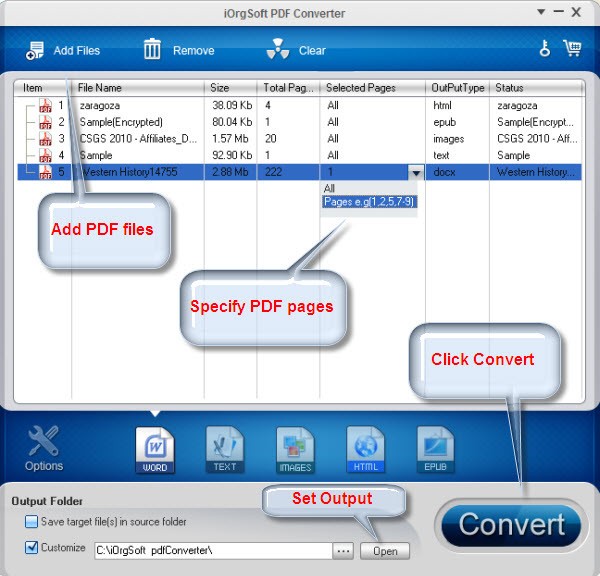 iOrgSoft PDF Converter(PDF转换器)