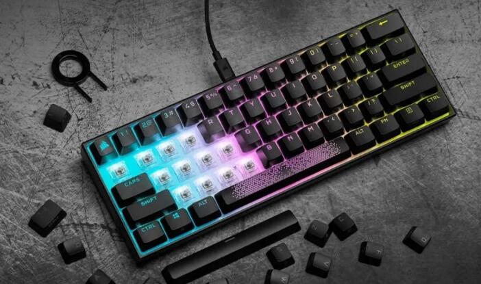 尺寸小巧，个性十足 — 美商海盗船发布K65 RGB MINI 60%机械电竞键盘