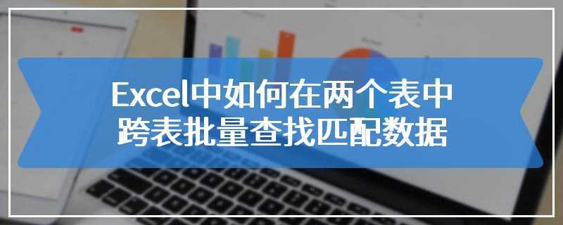 Excel中如何在两个表中跨表批量查找匹配数据