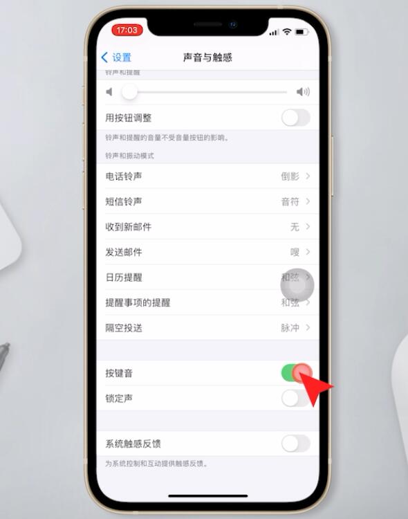 苹果手机键盘打字声音怎么设置(2)
