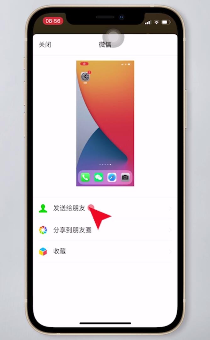 苹果手机截图怎么直接转发微信(4)