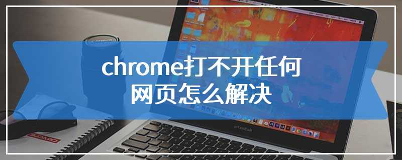 chrome打不开任何网页怎么解决