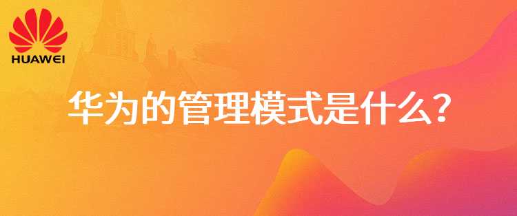 华为的管理模式是什么？