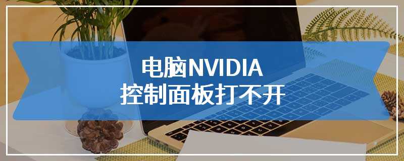 电脑NVIDIA控制面板打不开