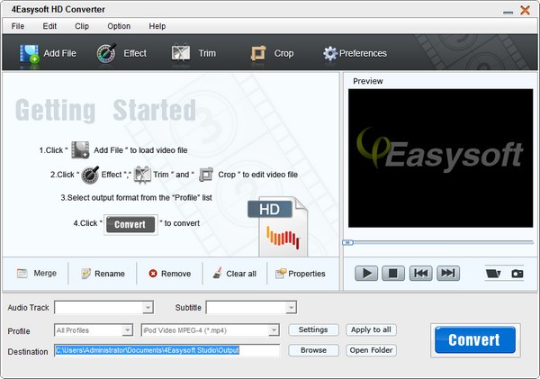 4Easysoft HD Converter(高清视频转换器)