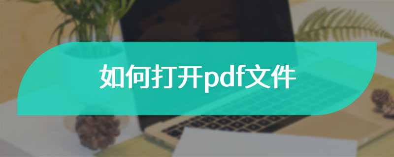 如何打开pdf文件