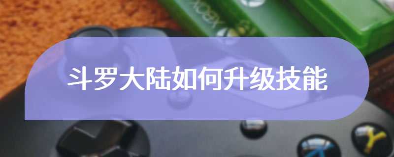 斗罗大陆如何升级技能