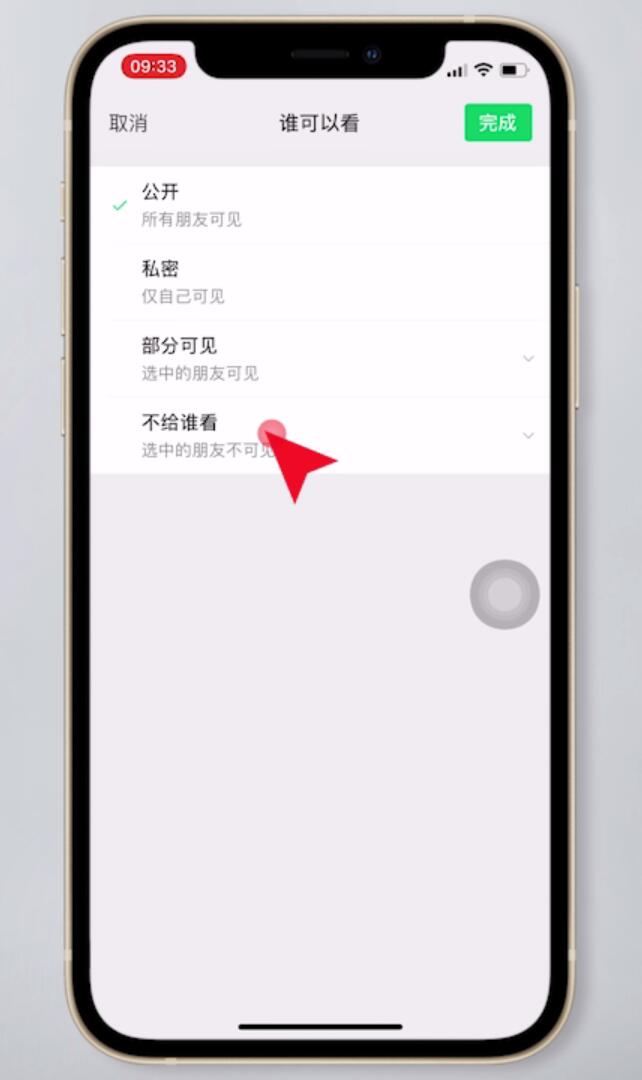 微信朋友圈不给谁看别人能看到吗(8)