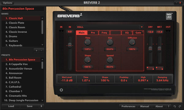 BREVERB2(混响效果器)