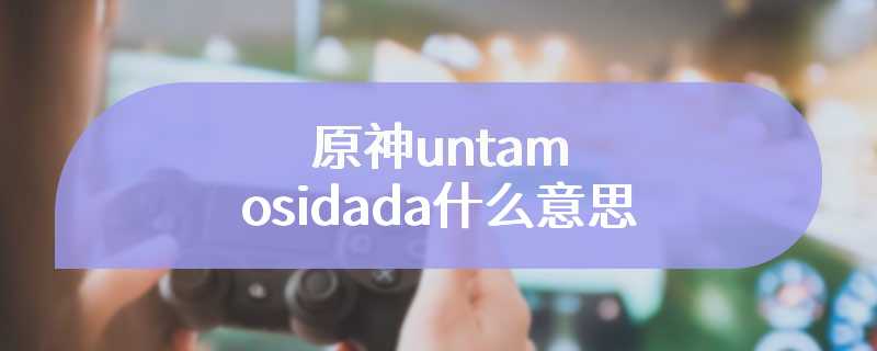 原神untamosidada什么意思