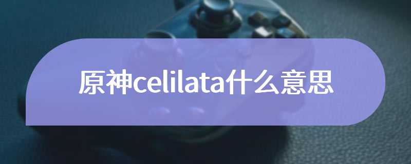 原神celilata什么意思