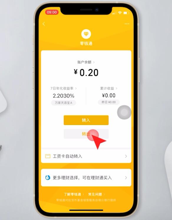 零钱通怎样转入微信零钱(5)