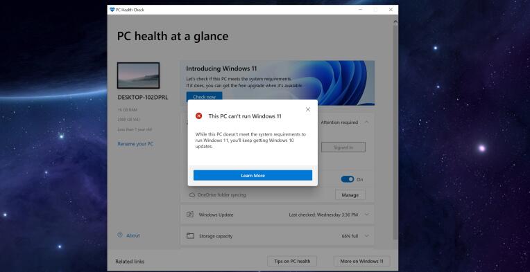 Windows11将免费升级，但系统要求正在上升