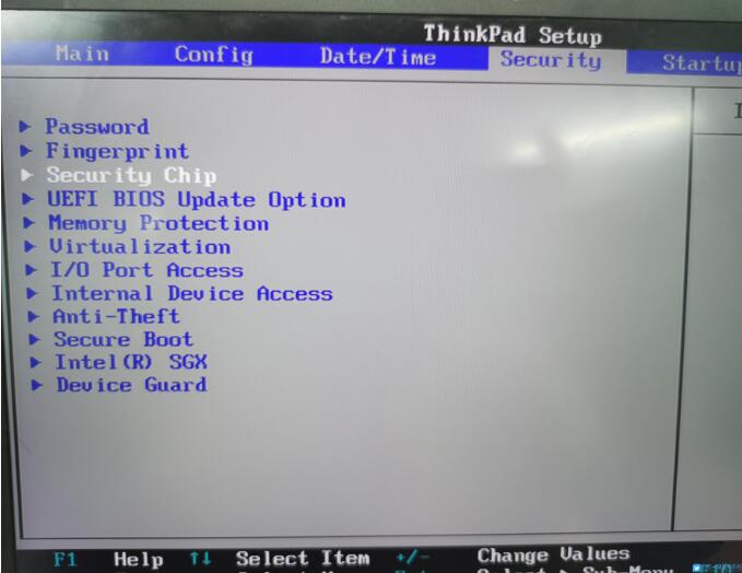 联想ThinkPad T61怎么开启tpm