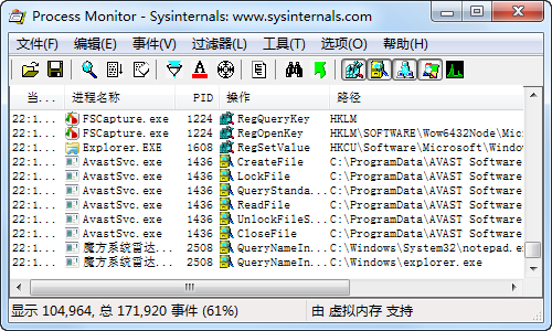 Process Monitor(进程监视工具)