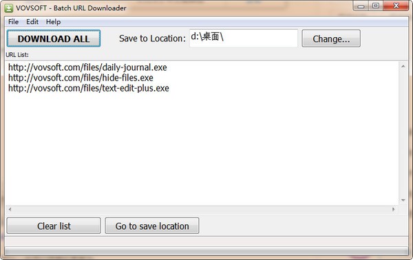 Batch URL Downloader(URL批量下载软件)