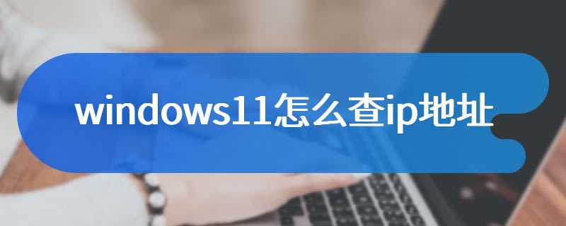 windows11怎么查ip地址