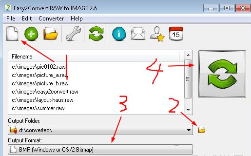 Easy2Convert RAW to IMAGE(RAW转换器)
