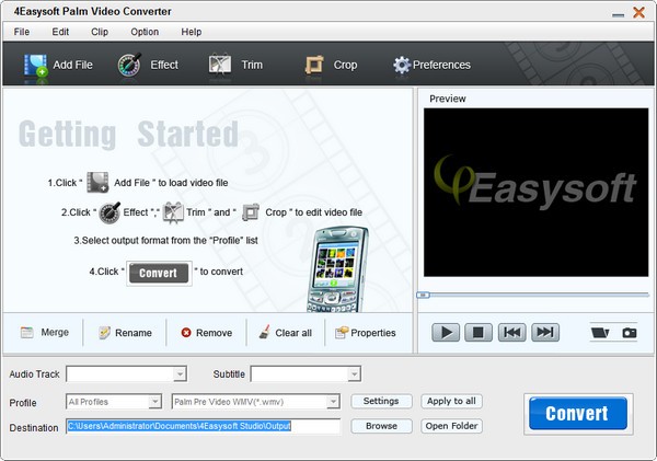 4Easysoft Palm Video Converter(视频转换软件)