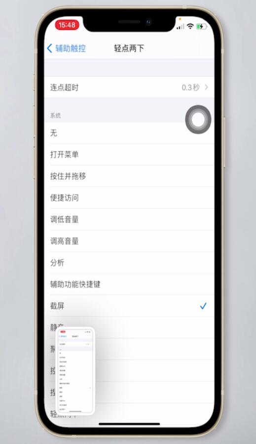 苹果手机怎么设置双击截图(8)