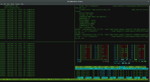 tmux(终端多路复用器)