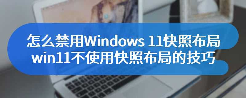 怎么禁用Windows 11快照布局？win11不使用快照布局的技巧