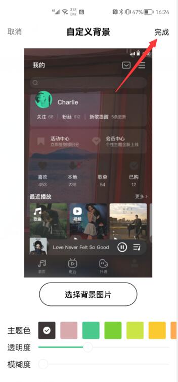 qq音乐怎么换主题背景(8)
