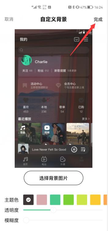 qq音乐怎么换主题背景(8)