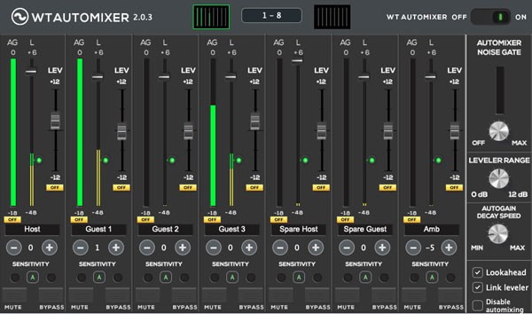 Wavemark WT Automixer(多通道混音器)