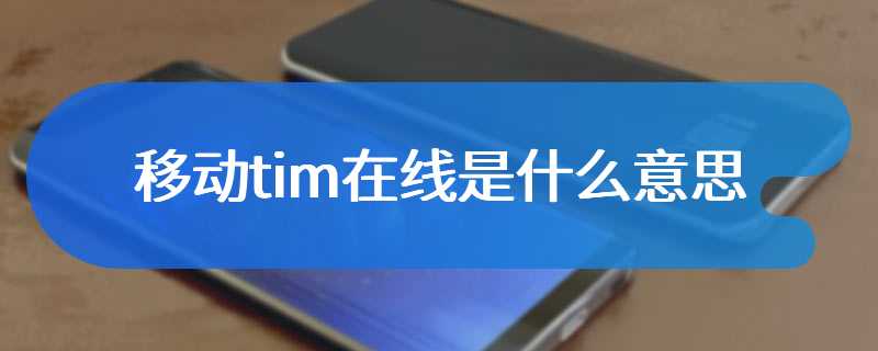 移动tim在线是什么意思