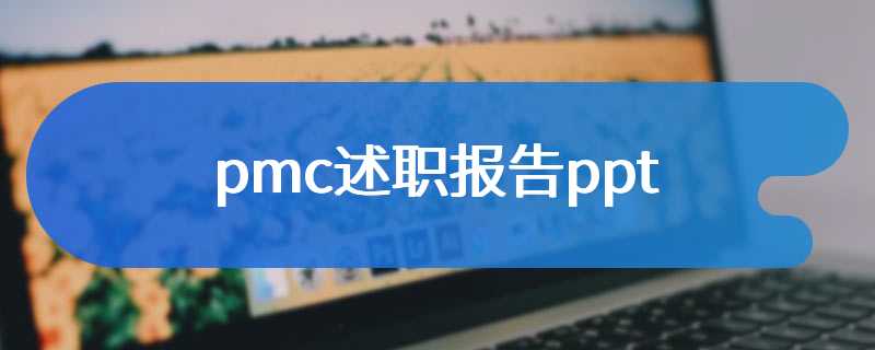 pmc述职报告ppt
