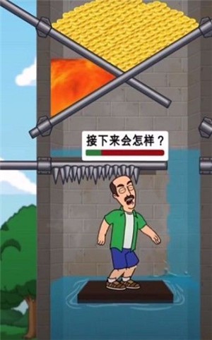 拔钥匙逃脱鲨鱼