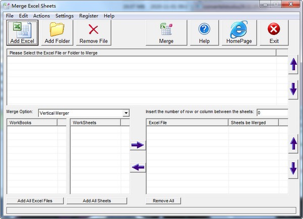 Merge Excel Sheets(Excel合并工具)