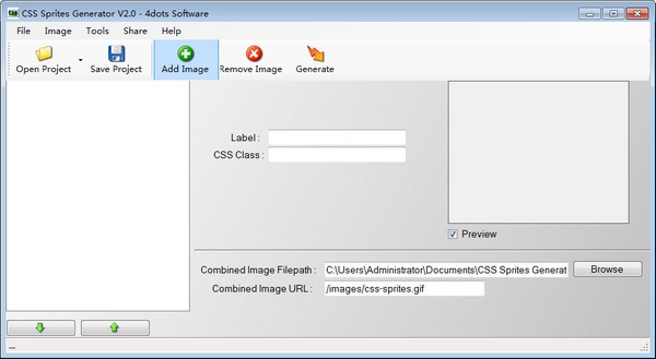 CSS Sprites Generator(CSS Sprites生成工具)