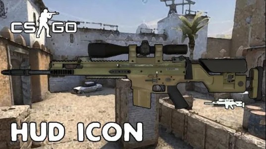 求生之路2CSGO Scar20 HUD图标MOD