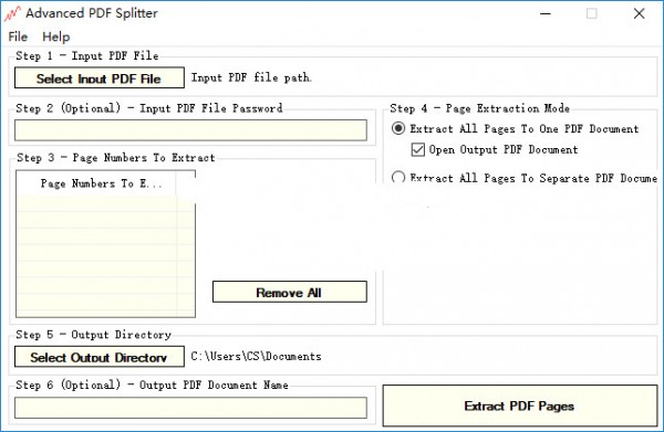 Advanced PDF Splitter(PDF拆分软件)