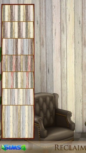 模拟人生4彩色条纹木质墙面MOD