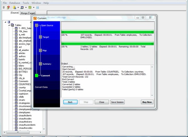 MsSqlToMongo(MsSql转Mongo工具)