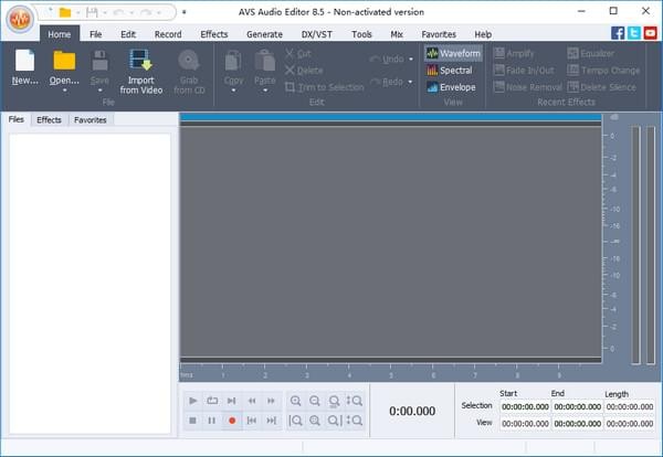 AVS Audio Editor(数码音频编辑工具)