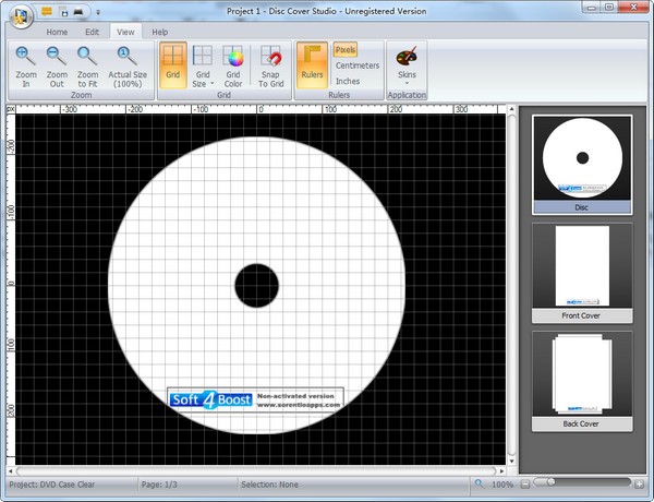 Soft4Boost Disc Cover Studio(光盘封面制作软件)