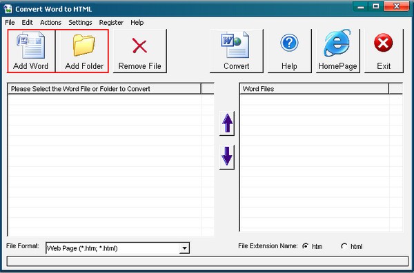 Convert Word to HTML(Word转HTML工具)