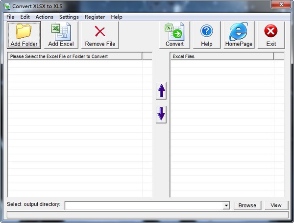 Convert XLSX to XLS(文件转换器)